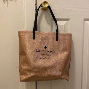 Kate Spade Pink Glitter Tote